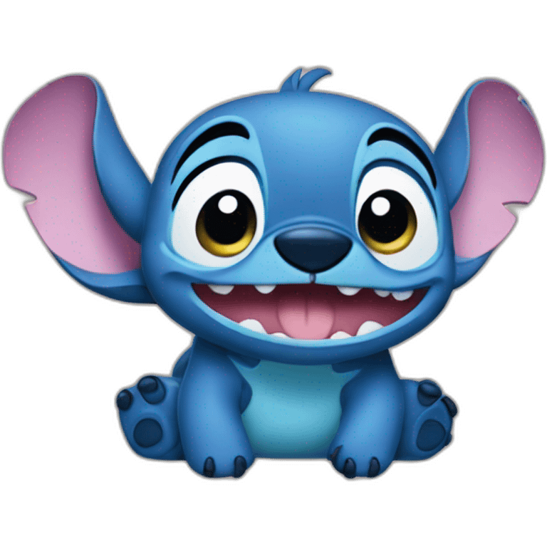 Stitch mignon emoji