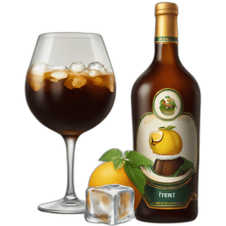 fernet with ice emoji