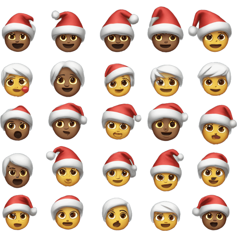 100 cute, aesthetic christmas emoji emoji