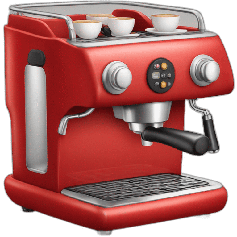 Red espresso machine emoji