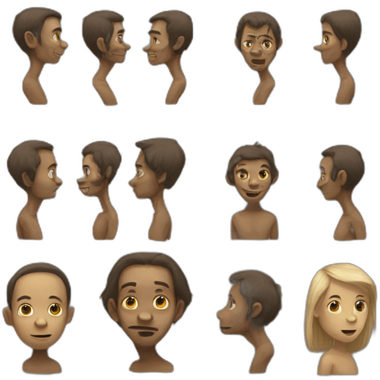 Human evolution emoji