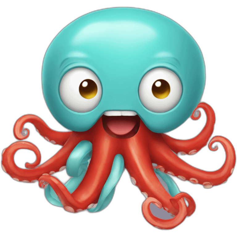 octopuss eating red pepper emoji