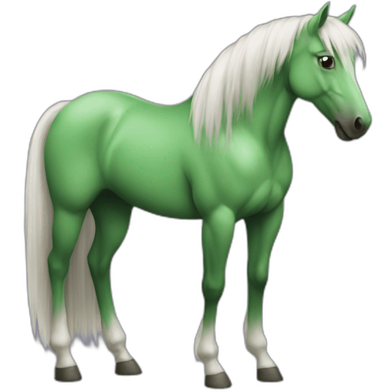 horse with green fur emoji