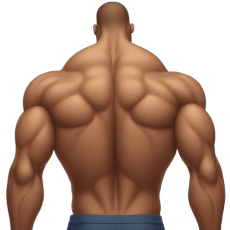 muscular back emoji