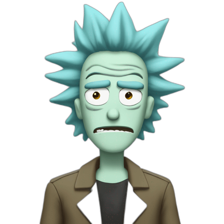 Rick Sanchez hair emoji