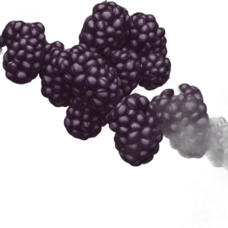 black mulberry emoji