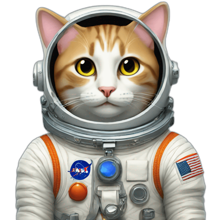 the cosmonaut cat emoji