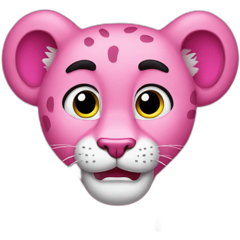 Pink panther cartoon emoji