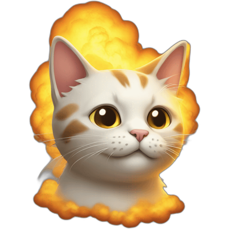 cat nuclear explosion study to emoji