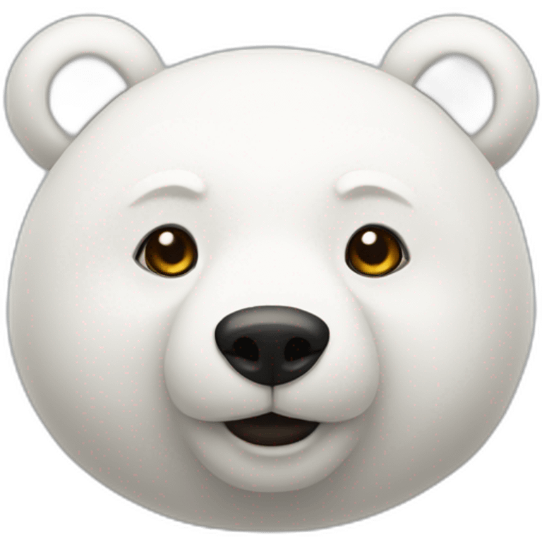 White bear with text "MGER" emoji