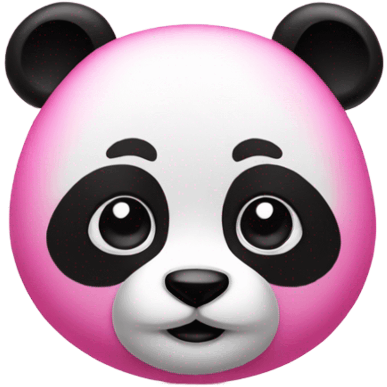 Pink panda  emoji