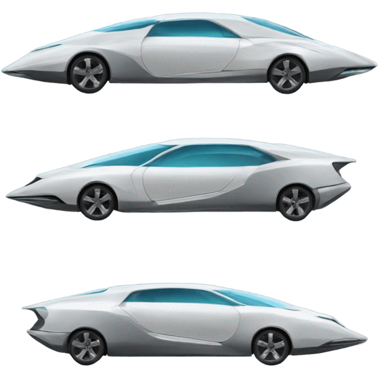 Futuristic car emoji