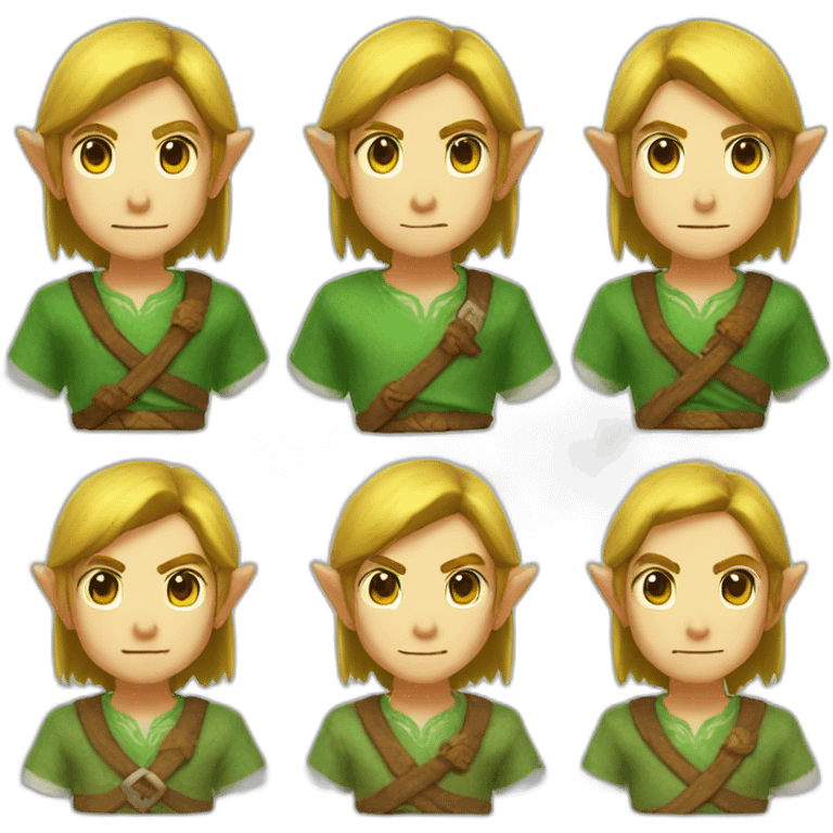 Link from Zelda a link between worlds emoji