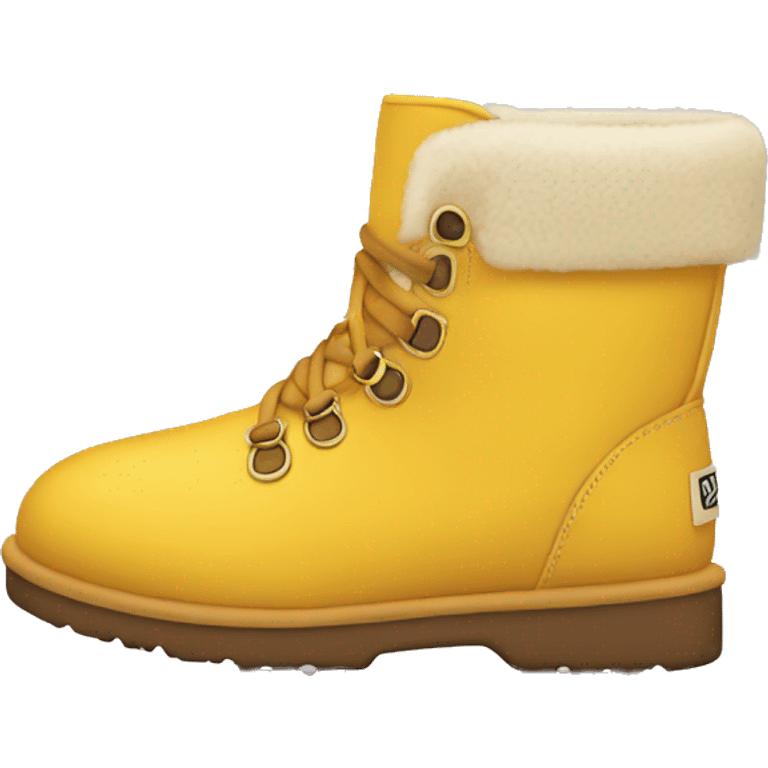 Yellow uggs emoji