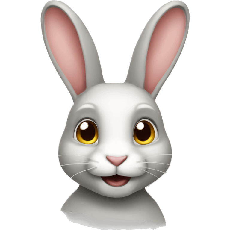 A rabbit like c emoji