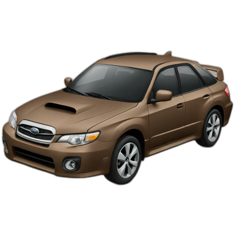 brown subaru emoji