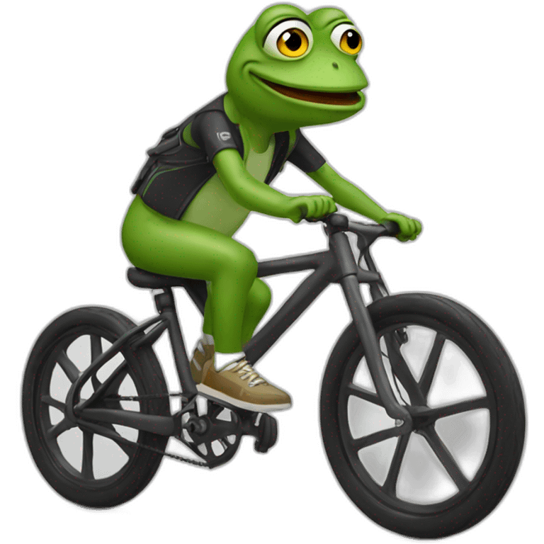 Pepe fast bike emoji