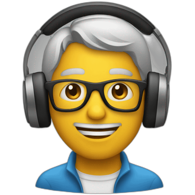 Person music producing emoji