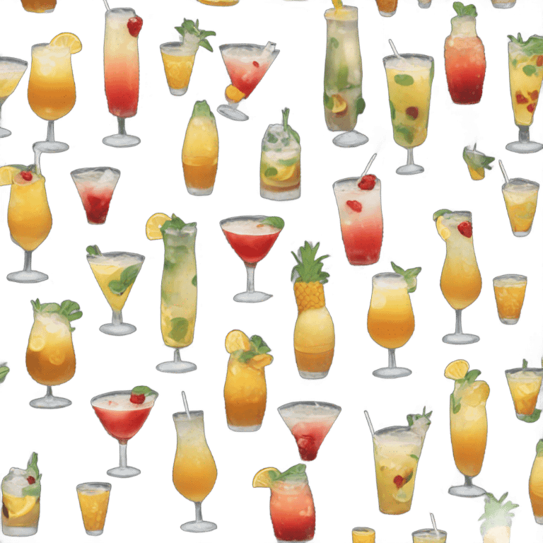 Cocktails in New York  emoji