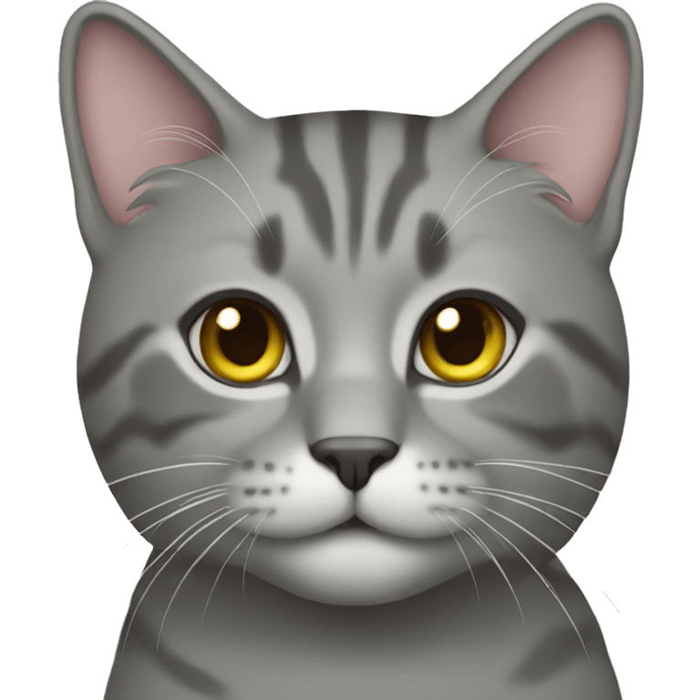 Cat grey emoji