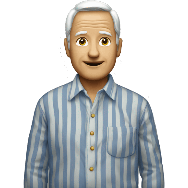 old mancin striped shirt emoji