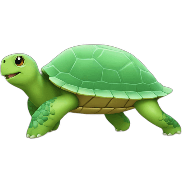 The turtle is run emoji