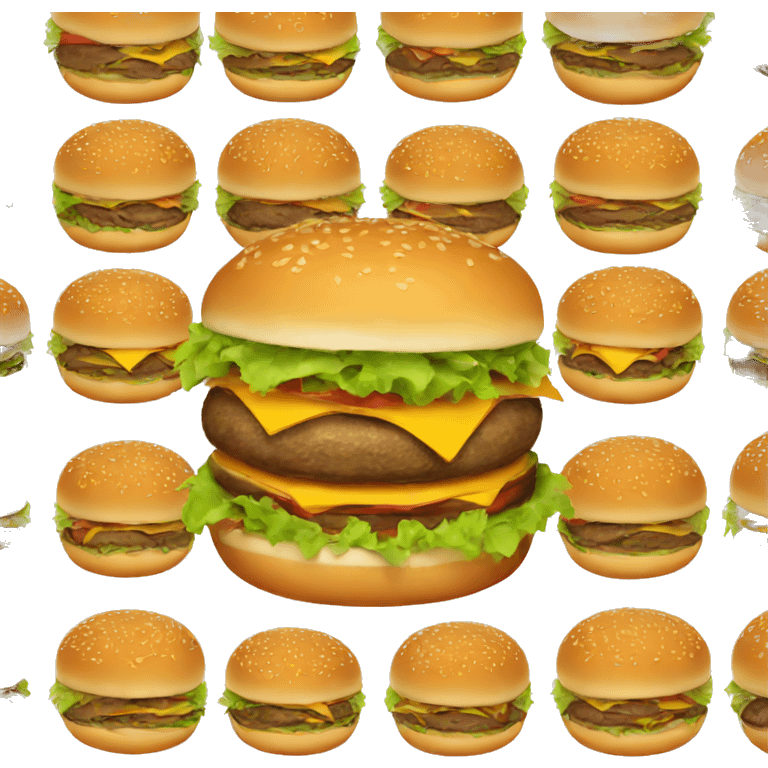 fat burger emoji