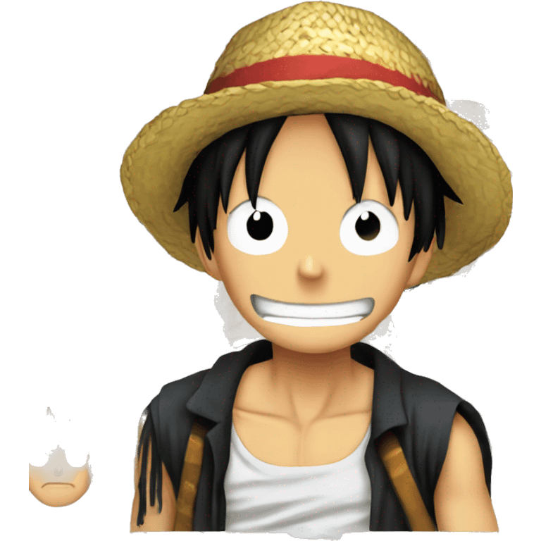 Luffy from one piece  emoji