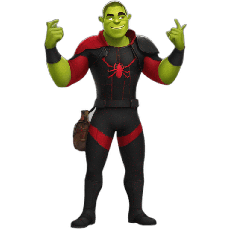 Shrek & miles morales emoji