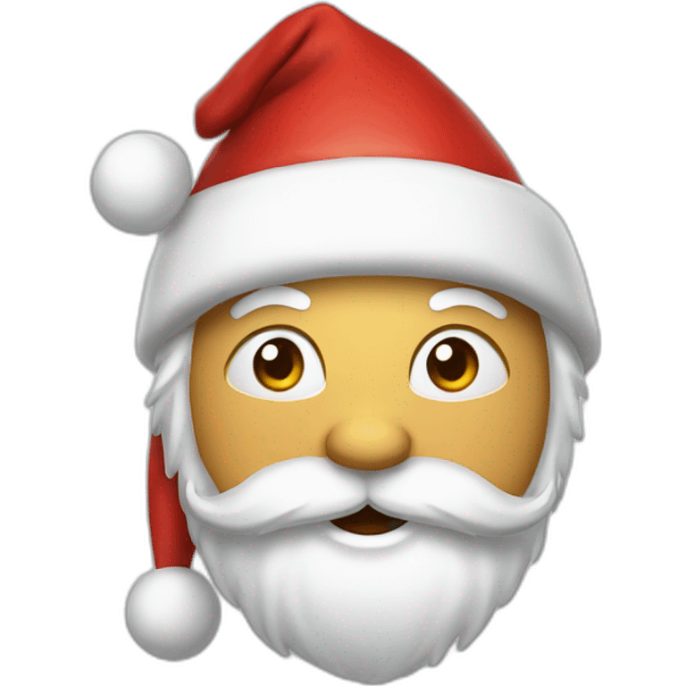  funny santa emoji