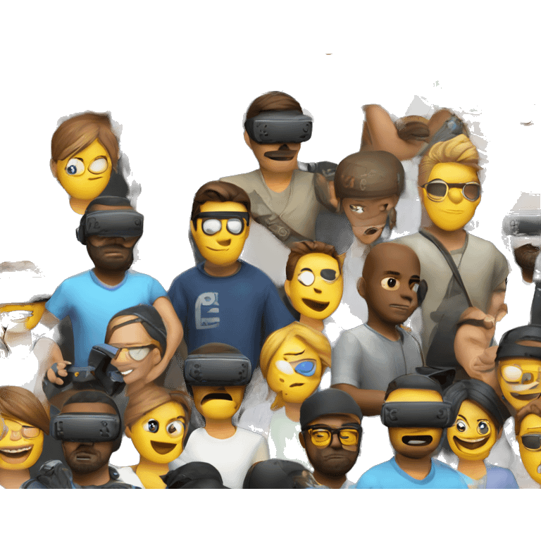 Gamer realidad virtual VR emoji