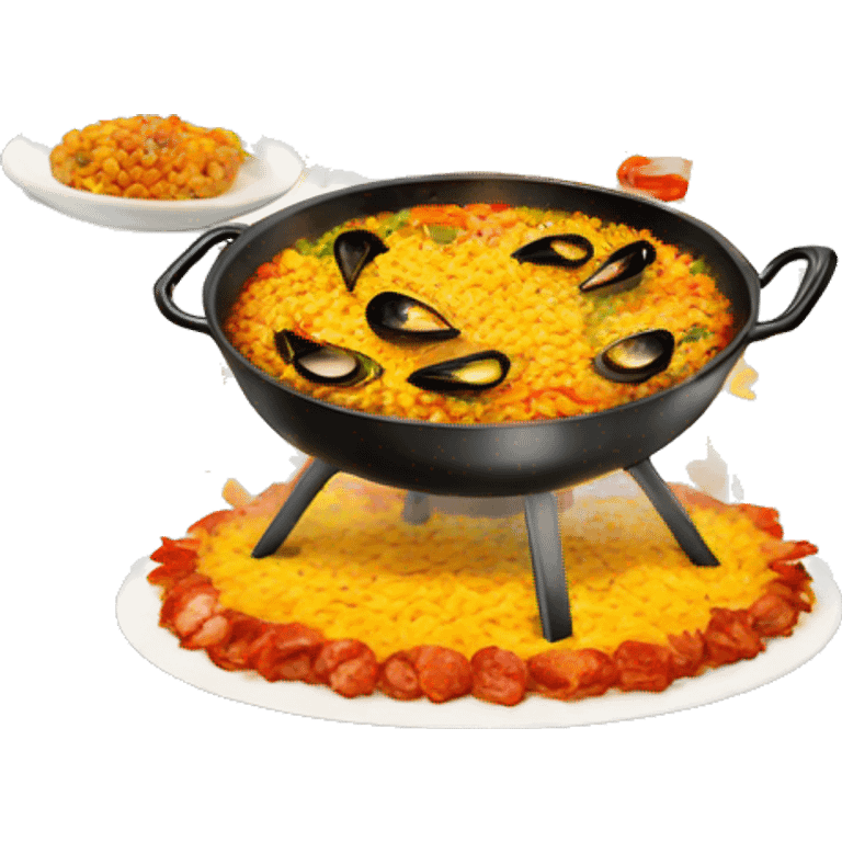 a delicious  paella emoji