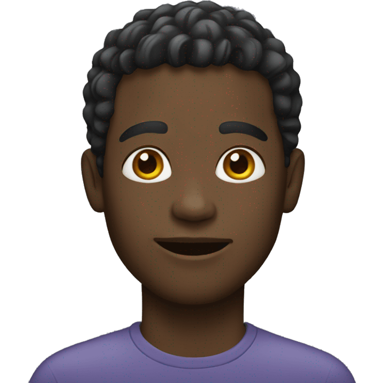 black man emoji