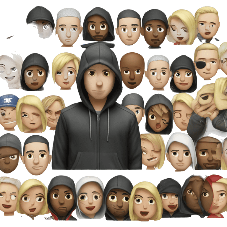 eminem with hood emoji