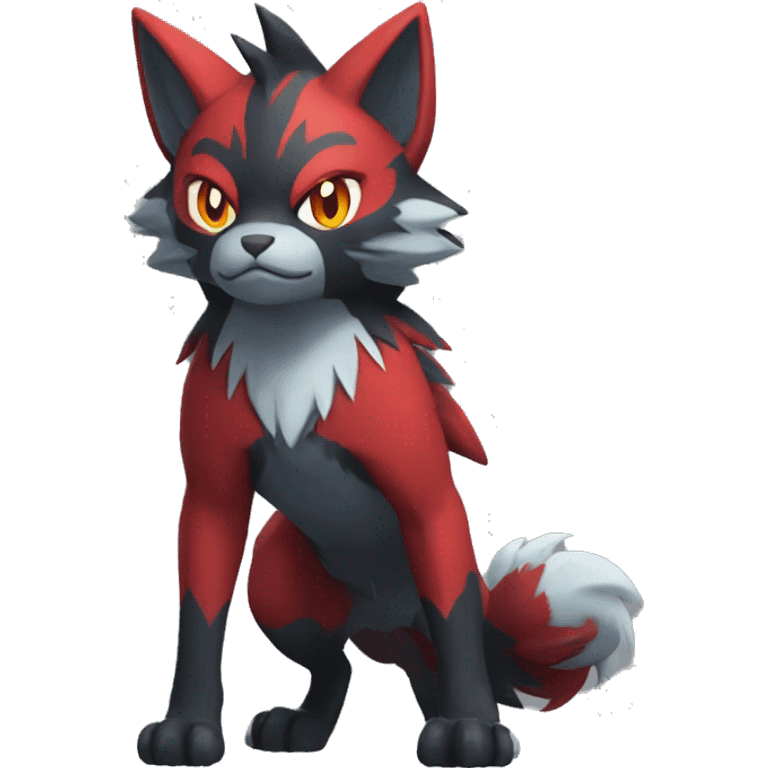 Litten-Zoroark full body emoji