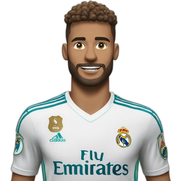 Fais un emoji du maillot du real madrid emoji