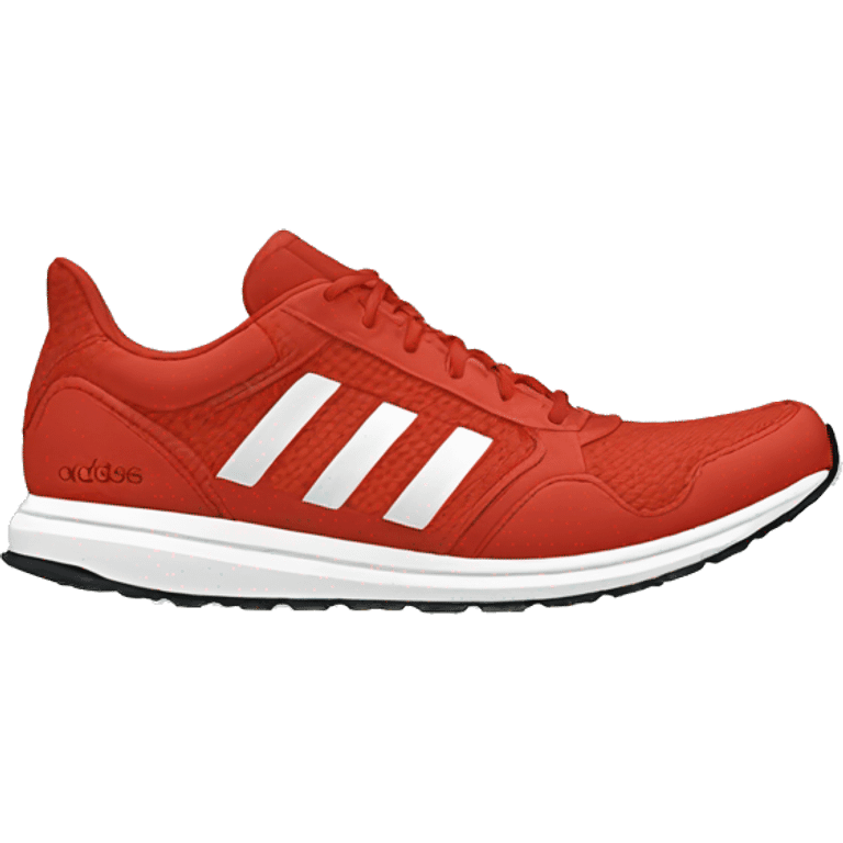 adidas red running shoes emoji