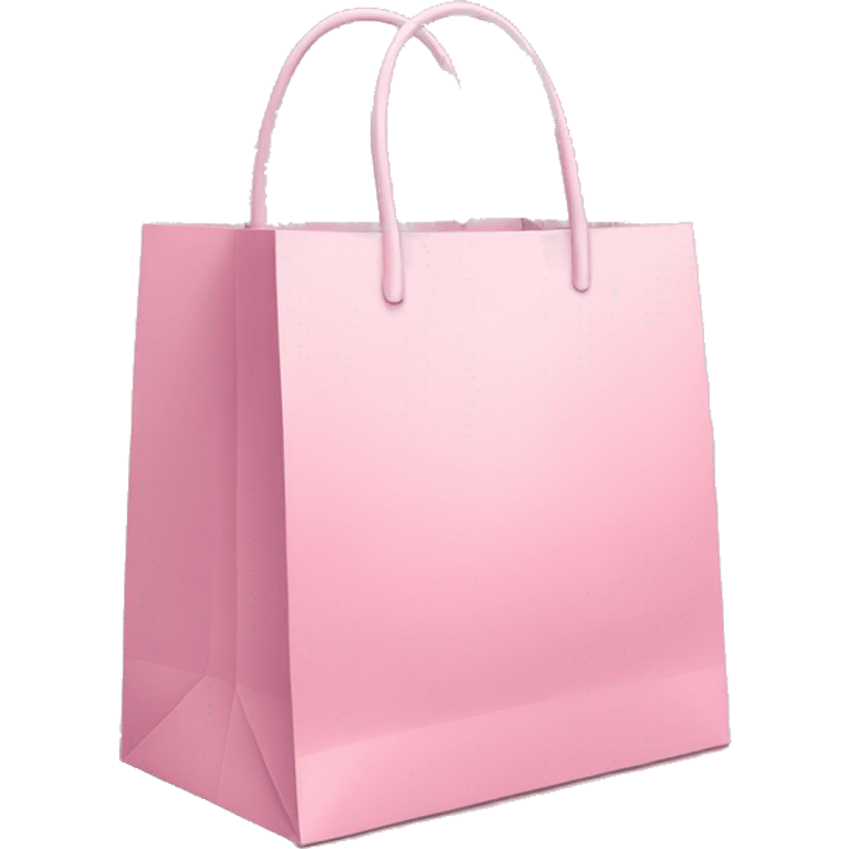 pastel pink shopping bag emoji