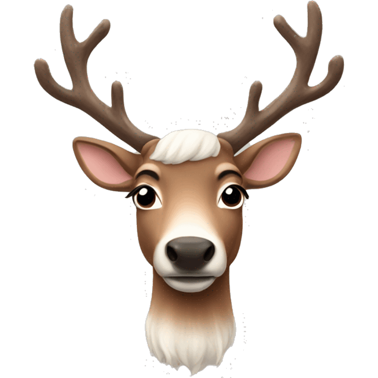 aesthetic reindeer emoji