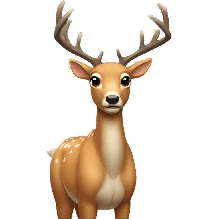 headless deer thing emoji