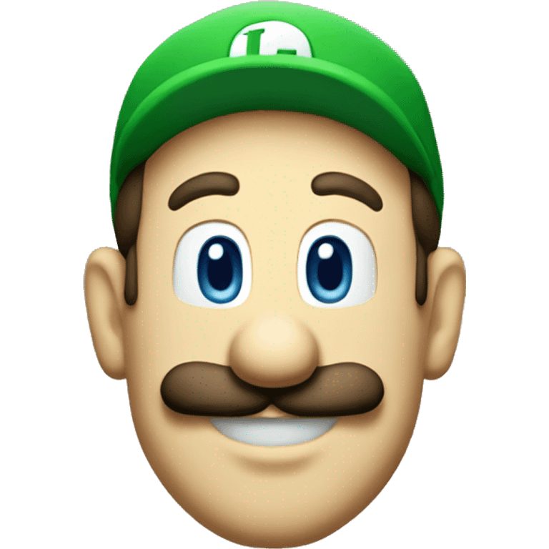 Luigi head  emoji