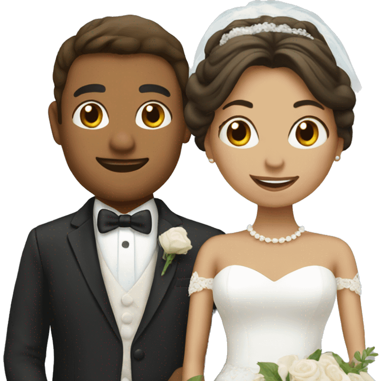 bride and groom emoji