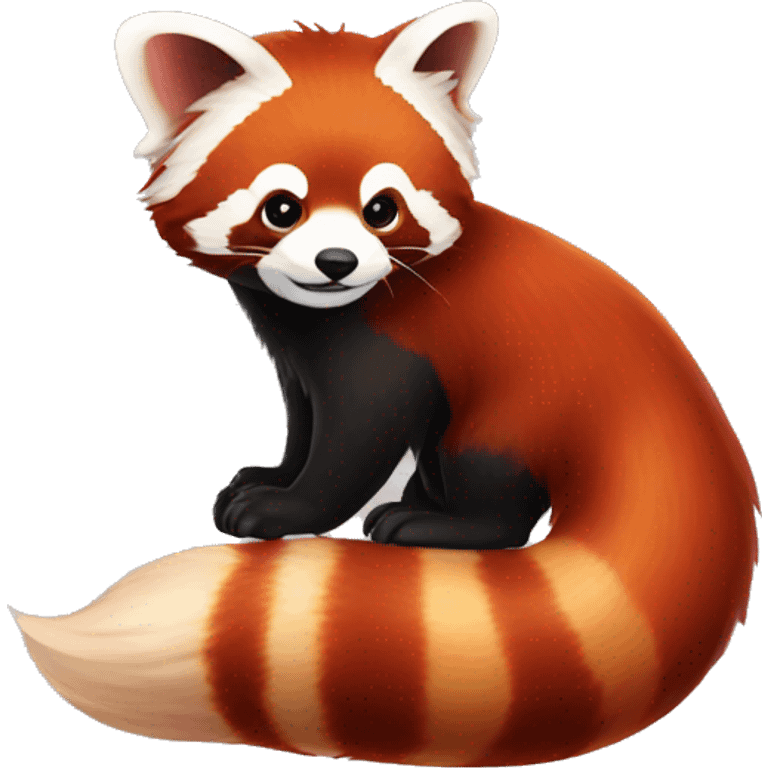 Red panda tail emoji