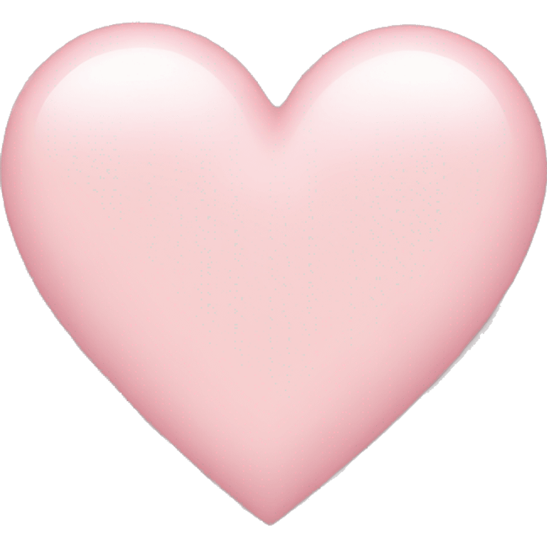 Light pink heart emoji