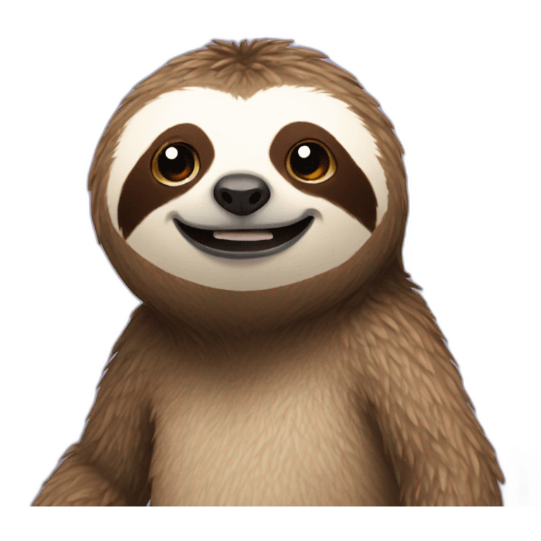 sloth out of office emoji