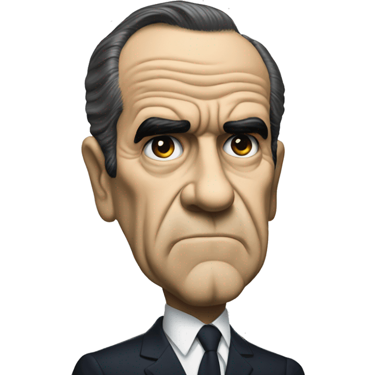 Nixon is scared emoji