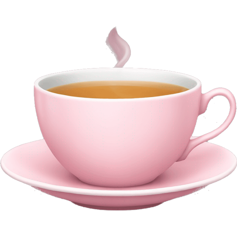 Light pink tea cup emoji