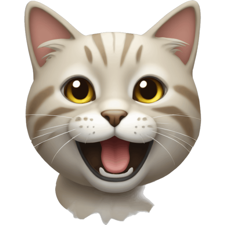 Un chat enragé  emoji