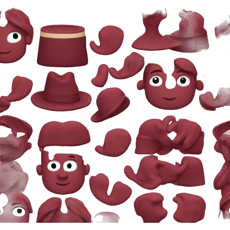 Burgundy emoji  emoji