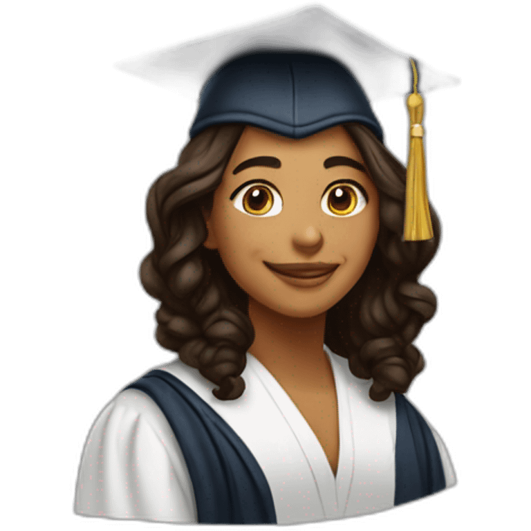 🎓👩🏻‍🦱 emoji